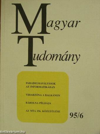 Magyar Tudomány 1995. június