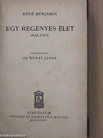 Egy regényes élet