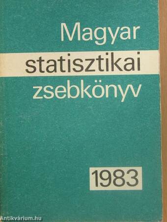 Magyar statisztikai zsebkönyv 1983.