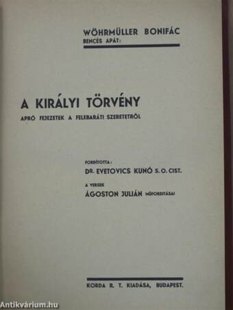 A királyi törvény