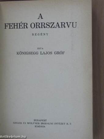 A fehér orrszarvu