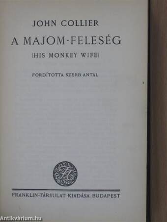 A majom-feleség