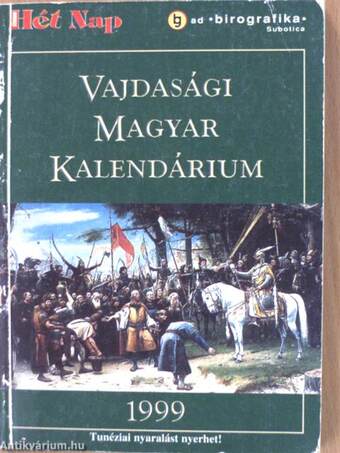 Vajdasági Magyar Kalendárium 1999