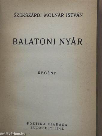 Balatoni nyár