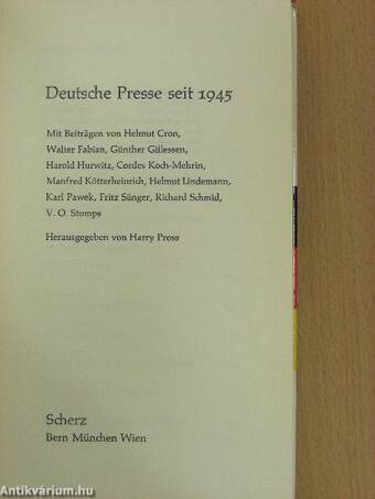 Deutsche Presse seit 1945