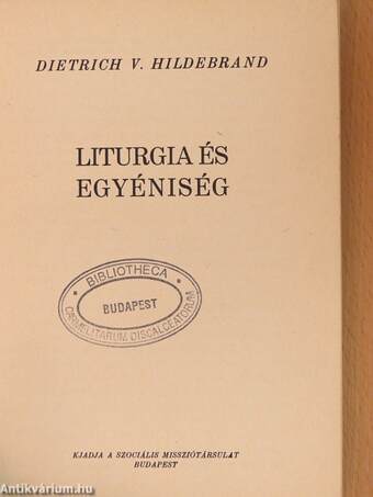 Liturgia és egyéniség