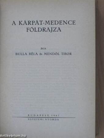 A Kárpát-medence földrajza