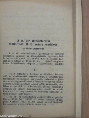 Útmutató a plébánia-javadalom és egyházi javadalmasok adóztatásához, az egyházi adók kivetéséhez és kezeléséhez