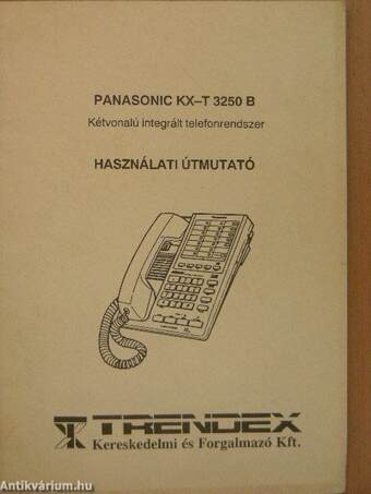 Panasonic KX-T 3250 B használati útmutató