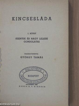 Kincsesláda I.