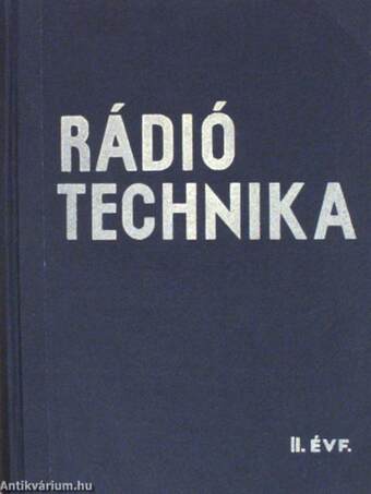 Rádió Technika 1937. január-december