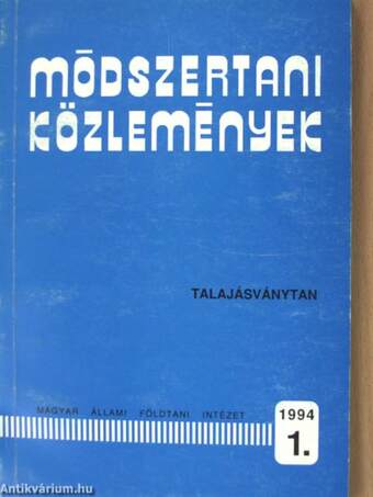 Módszertani közlemények 1994/1.