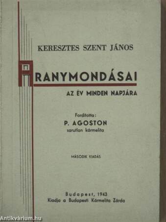 Keresztes Szent János aranymondásai