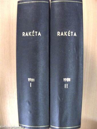 Rakéta Regényújság 1981. (nem teljes évfolyam) I-II.