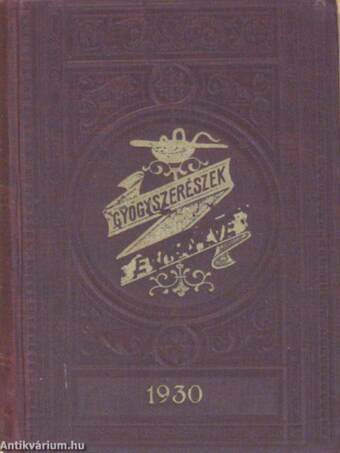 Gyógyszerészek Évkönyve az 1930-ik évre