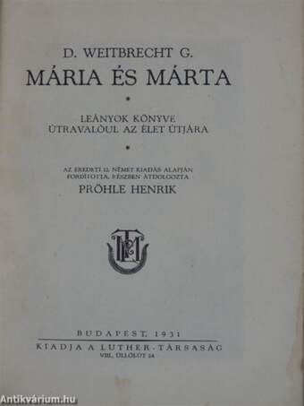 Mária és Márta