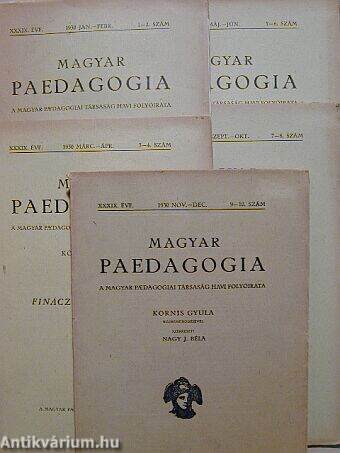 Magyar Paedagogia 1930/1-10.