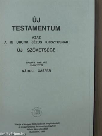 Új Testamentum 3.