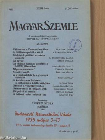 Magyar Szemle 1935. március