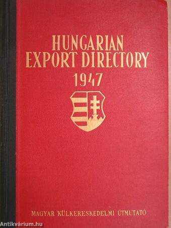 Hungarian Export Directory 1947