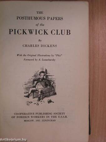 The Posthumous Papers of the Pickwick Club