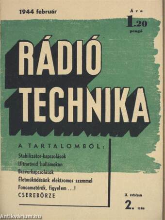 Rádió Technika 1944. február