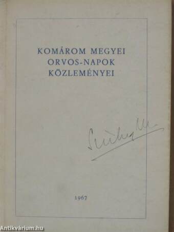 Komárom megyei orvos-napok közleményei 1967