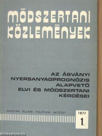 Módszertani Közlemények 1977/1.