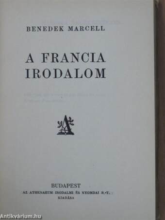 A francia irodalom