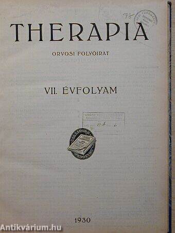 Therapia 1930. január-december