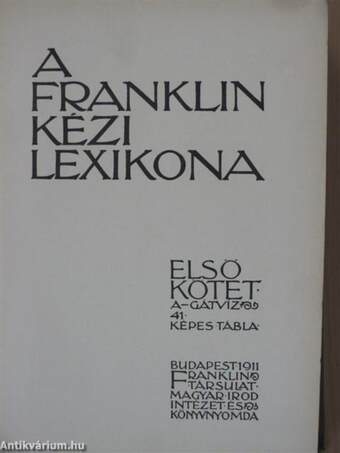 A Franklin kézi lexikona I-III.