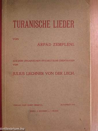 Turanische Lieder