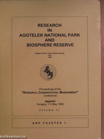Research in Aggtelek National Park and Biosphere Reserve
