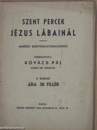 Szent percek Jézus lábainál