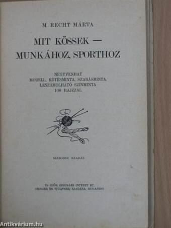 Mit kössek - munkához, sporthoz?