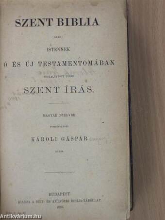 Szent Biblia