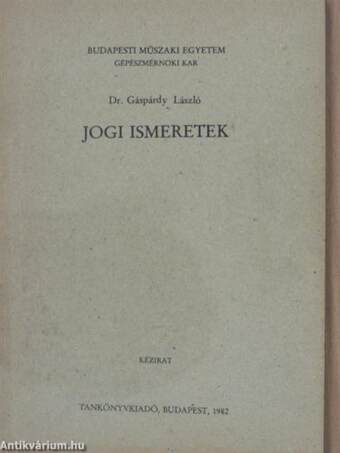 Jogi ismeretek