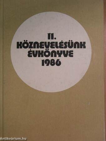 Köznevelésünk évkönyve 1986