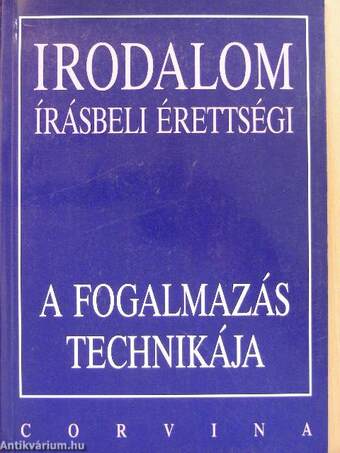 Irodalom írásbeli érettségi