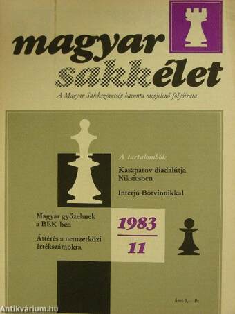 Magyar Sakkélet 1983. november