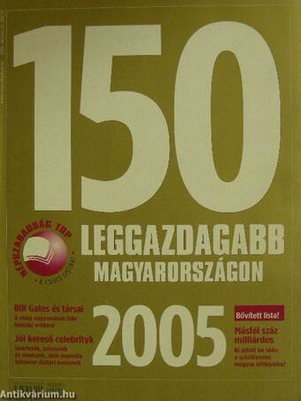 150 leggazdagabb Magyarországon 2005