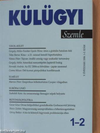 Külügyi Szemle 2006/1-2.