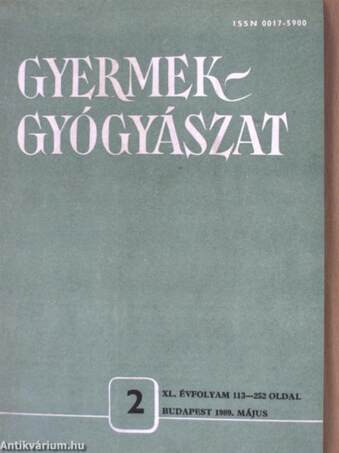 Gyermekgyógyászat 1989. május