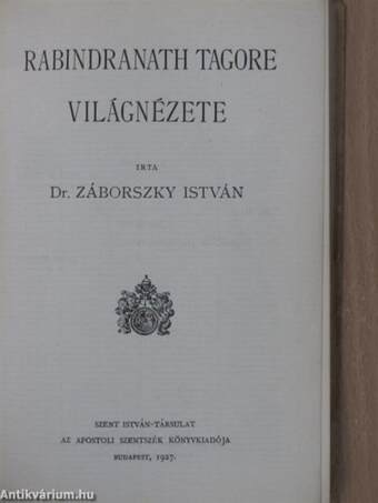 Rabindranath Tagore világnézete