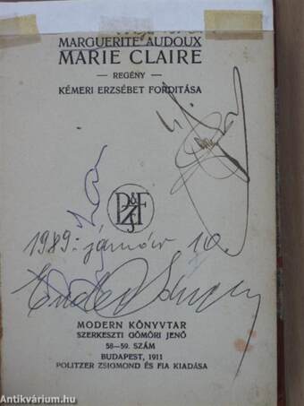 Marie Claire/A veszedelmes életkor/Kleinman Márta