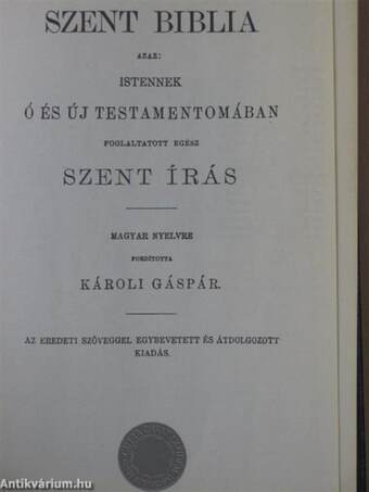 Szent Biblia