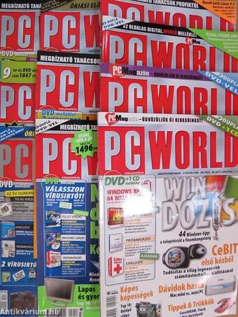 PC World 2005-2006 (vegyes számok) (10 db)