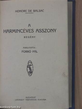 A harmincéves asszony