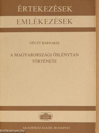 A magyarországi őslénytan története
