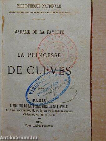 La princesse de Cléves